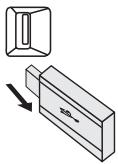 SHARP XL-DH360PH - To remove USB memory device - 1
