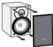 SHARP XL-DH360PH - Speaker grilles are removable - 1