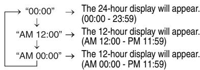 SHARP XL-HF200PH(S) - Setting the clock (Remote control only) - 2