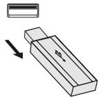 SHARP XL-HF200PHS - To remove USB memory device - 1