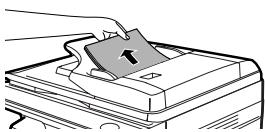 SHARP AL-2021 - Retirez les feuilles qui n'ont pas encore été numérisées du chargeur de documents. - 1