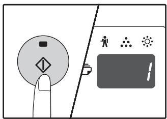 SHARP AR-5620D - Press the [START] key (⑧). - 1