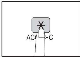 SHARP AR-5620D - When finished, press the [×] key (ACC.#-C). - 1