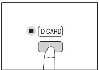 SHARP AR-5620D - Press the [ID CARD] key. - 1