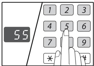 SHARP AR-5620D - SETTING THE NUMBER OF COPIES - 1