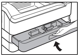 SHARP AR-5620D - Gently lift and pull out the paper tray until it stops. - 1