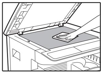 SHARP AR-5620D - CLEANING THE DOCUMENT GLASS AND SPF/RSPF/DOCUMENT COVER - 1