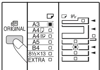 SHARP AR-5620D - Use the [ORIGINAL] key (ORIGINAL) to select the paper size. - 1