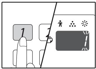 SHARP AR-5620D - Press a numeric key to enter the setting code. - 1