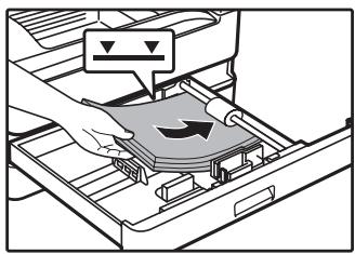 SHARP AR-5620D - Load paper into the tray. - 2