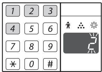 SHARP AR-5620D - Select the setting code by pressing a numeric key. - 1