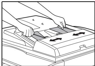 SHARP AR-5620D - Adjust the original guides to the size of the original(s). - 1