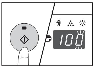 SHARP AR-5620D - Press the [START] key ( Ⓒ). - 1