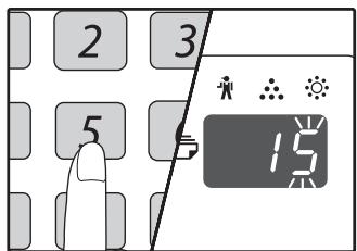 SHARP AR-5620D - Enter the desired setting code by pressing a numeric key. - 1