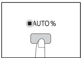 SHARP AR-5620D - Press the [AUTO IMAGE] key (AUTO%). - 1