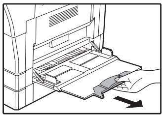 SHARP AR-5620D - Unfold the bypass tray. - 2