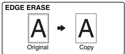 SHARP AR-5620D - ERASING SHADOWS AROUND THE EDGES OF A COPY (Erase Copy) - 1