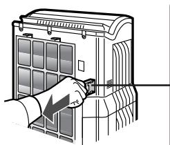 SHARP KC-6400E - SENSOR FILTER CARE (KC-6500E only) (The sensor Filter is in the sensor cover.) - 1