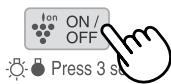 SHARP KC-6400E - LIGHTS ON/OFF - 1