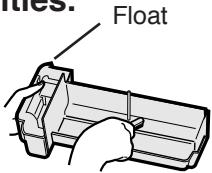 SHARP KC-6400E - Wash inside the tray with water to remove impurities. Float - 1