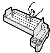 SHARP KC-6500E - Fill MIST tray with warm water, add a mild kitchen detergent and stir. - 1