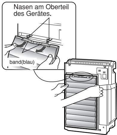 SHARP KC-6500E - Aktivkohlefilter in das Hauptgerät einsetzen. - 1