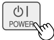 SHARP KC-6500E - Nacijsnij przycisk POWER ON/OFF na urzadzeniu glównym. - 1