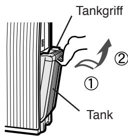 SHARP KC-6500E - Wasser einfellen in den Tank - 1