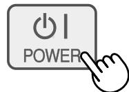 SHARP KC-6500E - Nacijsnij przycisk POWER ON/OFF na urzadzeniu glównym. - 2