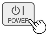 SHARP KC-6500E - Press the POWER ON/OFF Button on the main unit. - 1