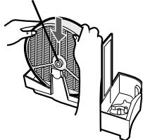 SHARP KC-840E - Replace the Humidifying Filter and replace the Humidifying Tray in the unit. - 1