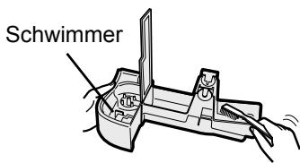 SHARP KC-840E - Spülen Sie das Innere der Luftbefeuchtungswanne mit lauwarmem Wasser ab, um evtl. vorhandene Verunreinigungen zu beseitigen. - 1