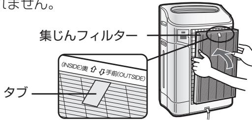 SHARP KC-840E - フィルターの取り付け - 6