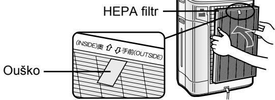 SHARP KC-840E - Instalujte HEPA filtr. - 1
