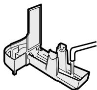 SHARP KC-840E - Spülen Sie die Luftbefeuchtungswanne mit lauwarmem Wasser ab. - 1