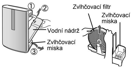 SHARP KC-840E - Údržbový cyklus Jendou měsíčně nebo svítí-li kontrolka indikátoru filtru. - 1