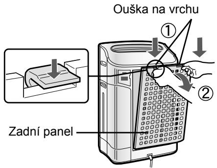 SHARP KC-840E - Odstraňte zadní panel. - 1