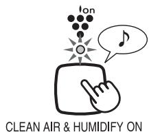 SHARP KC-840E - MODO CLEAN AIR &amp; HUMIDIFY - 1