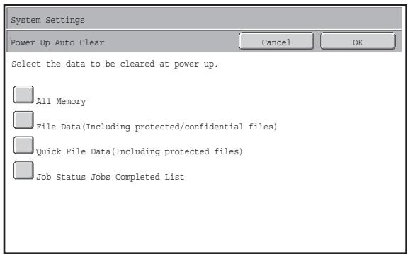 SHARP MX-FRX9U - Power Up Auto Clear - 1