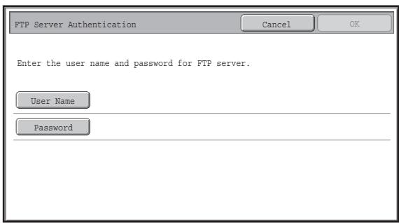 SHARP MX-FRX9U - ■ Procedure for directly printing a file on an FTP server (when user authentication is enabled) - 1