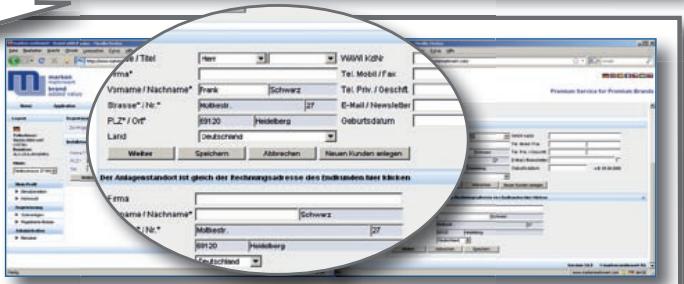 Virtmal Virtma/ Nachname* Svassie*/Nr.* PLZ*/Ort* Land Weiter Speichem Abbrachen Neuen Kunden anlegen Verma Virtma/ Nachname* Schwarz Hübberg Hübberg Hübberg Gesamt Wuwi Kuhn Tel. Mobil / Fax Tel. Priv / Geschäft E-Mail / Newsleiber Geburtsdatum Verma Virtma/ Nachname* Schwarz Hübberg Hübberg Gesamt Wuwi Kuhn Tel. Mobil / Fax Tel. Priv / Geschäft E-Mail / Newsleiber +10.0000000000000000000000000000000000000000000000000000000000000000000000000000000000000000000000000000 Der Anlagenstandort ist gleich der Rechenungsadresse des Einflundenbar klüchen