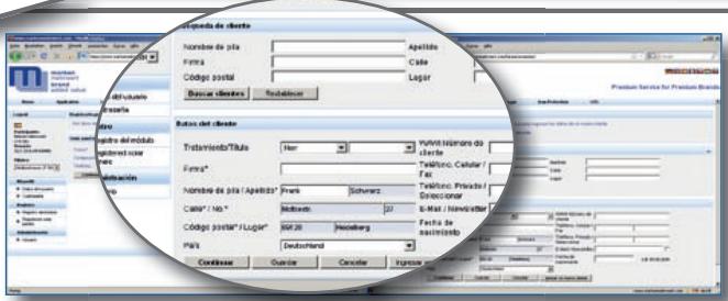 Agenda de cliente Nombre de pita Appliato Foma Cate Código postal Lugar Buenan cliente Societeor Recife del cliente Tristruendo*Title Harr Yuwi Nomero do clerla Foma* Teléfono: Cebeler / Fax Teléfono: Privado / Erectora Calt* 140 Molino: Nivictalier Código postal* / Lugar* 867.25 Nesberg Fecha de naincicada Pala Deutschland Contactor Canciar Engreza Premium Service for Premium Brands