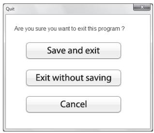 SHARP PN-L601B - When there is data which is being edited and is not saved - 1