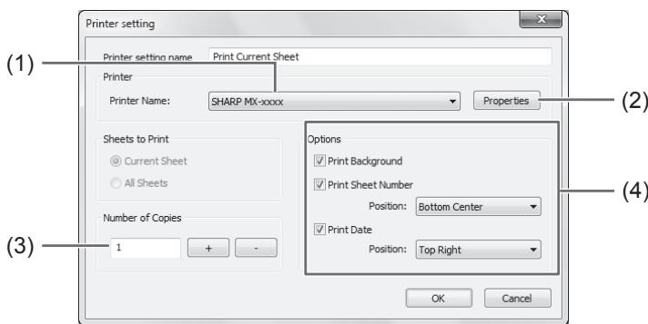 SHARP PN-L601B - ■ Registre los ajustes para impresión - 1