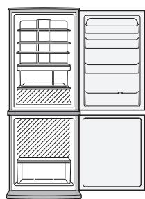 SHARP SJ-WP320T - De hoeveelheid stroomverbruik van dit model is gemeten volgens de internationale standard voor koelkastprestaties. - 2