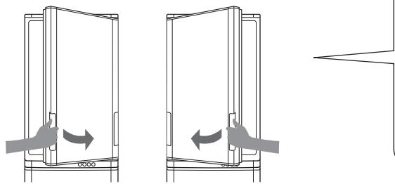 SHARP SJ-WP320T - UŞÂ CU DESCHIDERE DUBLÄ - 1