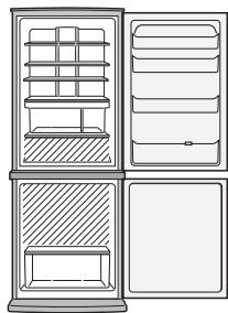 SHARP SJ-WP320T - Odstrányim nasledujúceho prisluşenstva, ako je znázorné nižsie na obrázku, možete uskladnit viac potravin. - 1