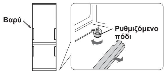 SHARP SJ-WP320T - Otav miα πλεύρα της πόρτας εἰναι βαρία - 1