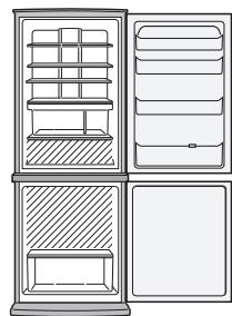 SHARP SJ-WP320T - Il consumo energetico di questo modello è misurato in baseagli standard internazionale delle prestazioni dei frigoriferi. - 2