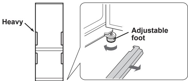 SHARP SJ-WP320T - When one side door is heavy - 1